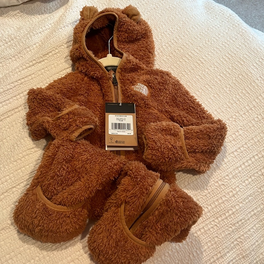 The north face baby snow suit